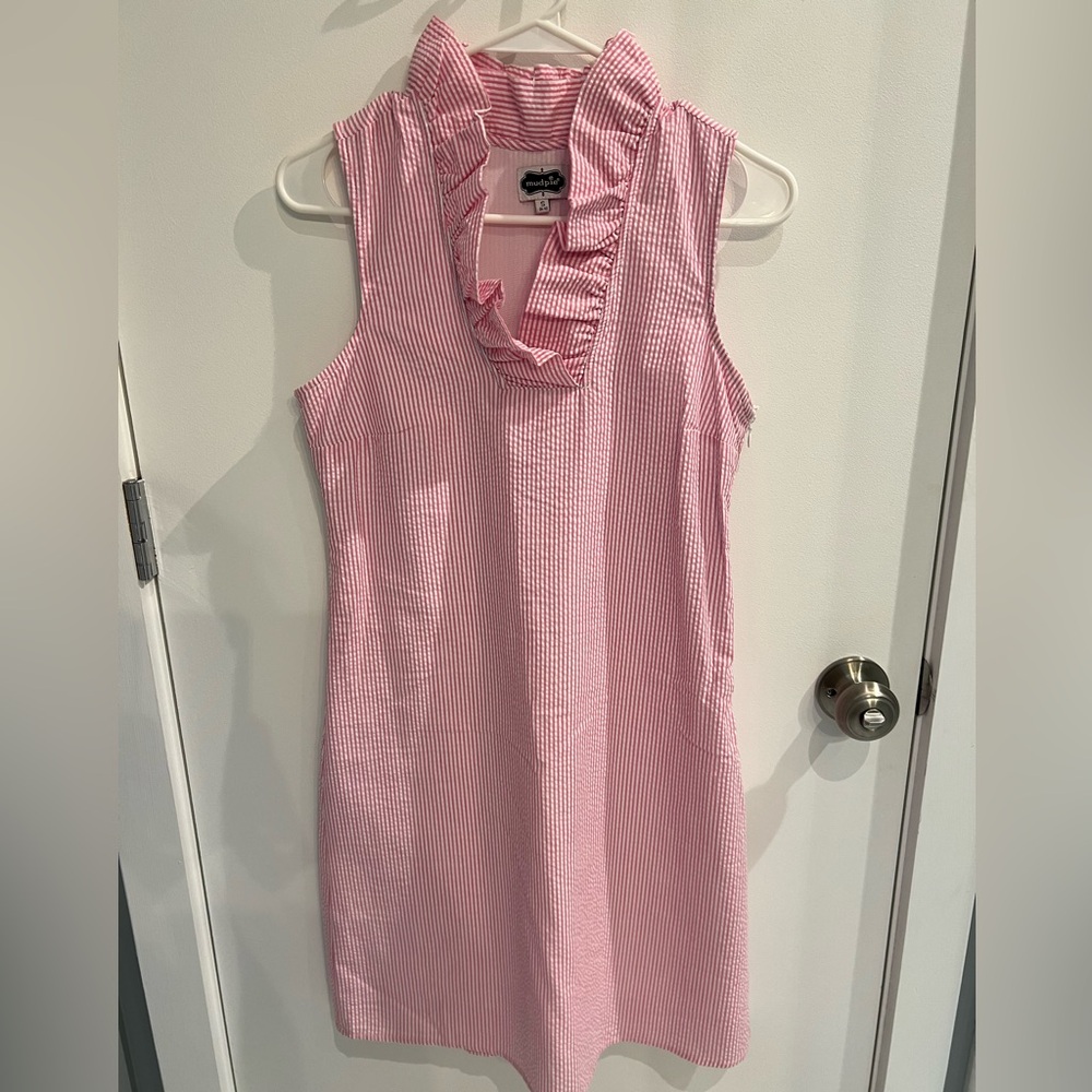 Mud Pie Pink Striped Mini Dress